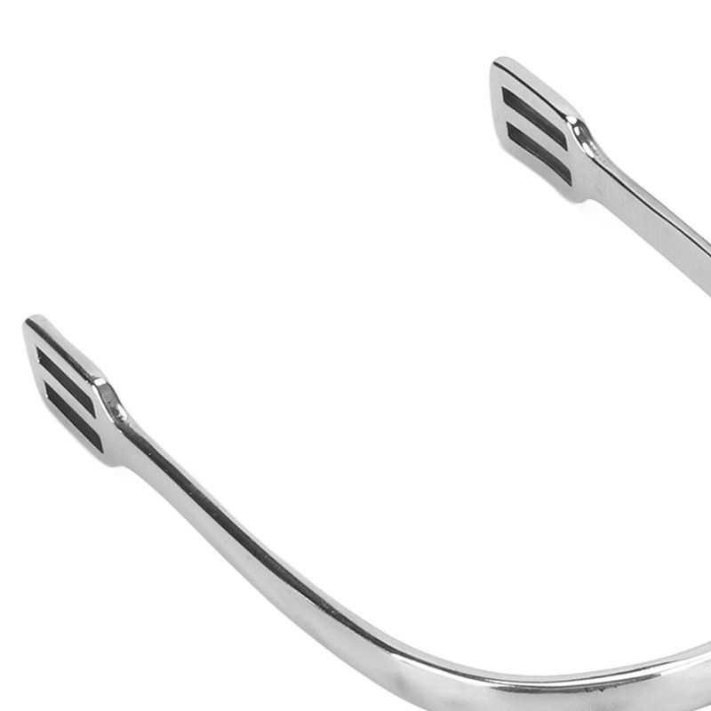 Horse Spurs English Stainless Steel with Roller Ball for Equestrian