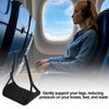 Foot Hammock for Plane Travel - Adjustable Airplane Hammock Foot