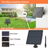 Bosceos Solar Outdoor String Lights Waterproof, 60FT Solar Powered String