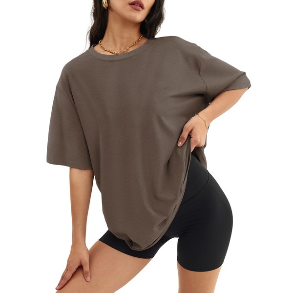 ATHMILE Plus Size Tops Womens Oversized T Shirts Loose Fit