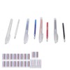 100Pcs Heat Erase Pens Erasable Smoother Writing Various Colors Fabric