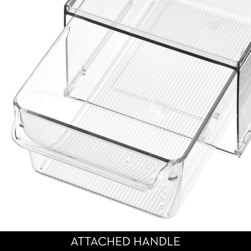 iDesign Stackable Kitchen Storage Drawer for Fridge, Pantry, Under-Sink, or