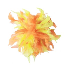 Elegant Feather Brooch, Flower Design with Crystal Decoration, Fluffy Feather Lapel Brooch Vintage Women's Lapel Pin for Clothing and Accessories, Party, Dance Jewellery, Metal Crystal