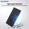 ELEGRP Decorator Receptacle, 15A 125V Standard Electrical Wall Outlet, 2