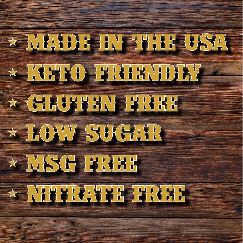 Bronco Billy's Beef Jerky Hickory Smoked Old Country One Pound