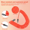 SRJQXH Compressor Hose 6 m, Retractable Air Hose, with 1/4