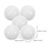 Abaodam Roulette Wheel Beads Replacement Set 5Pcs White Round Ball