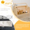 Kinchoix Brooder Box for Chicks Wooden Chick Brooder with Heat