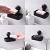 Suction Cup Soap Holder for Shower Wall, Bathroom, Tub and