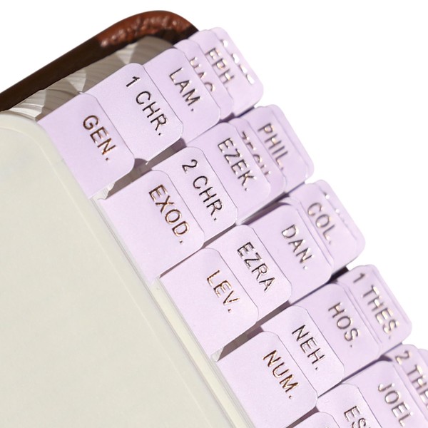 Idyllic Grace - Mini Bible Tabs, Embossed Gold Foil, Journaling,