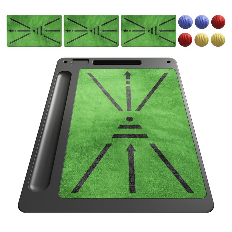 Kasinali Golf Hitting Mats Practice Mat Outdoor Indoor Training Chipping