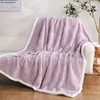Gracelife Sherpa Throw Blanket Fleece Blanket, Soft Fluffy Blanket for