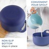 COOK WITH COLOR Non-Slip Mixing Bowls - 4 Piece Nesting