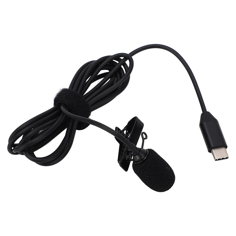 Lapel Microphone Anti Interference Omnidirectional Clip On Lavalier Microphone for