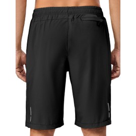 Little Donkey Andy Men's Stretch Hiking Shorts Quick Dry Lightweight Athletic Shorts for Running Hiking Black 3XL