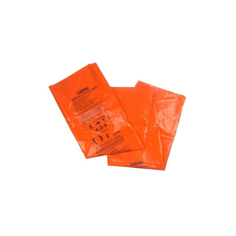 Lomo Survival Bag - Orange - 10 Pack