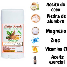 DESODORANTE MUJER Y HOMBRE EN BARRA NATURAL SIN ALUMINIO NI PARABENOS A BASE DE MAGNESIO Y PIEDRA DE ALUMBRE ACLARANTE Y PIEL SENSIBLE