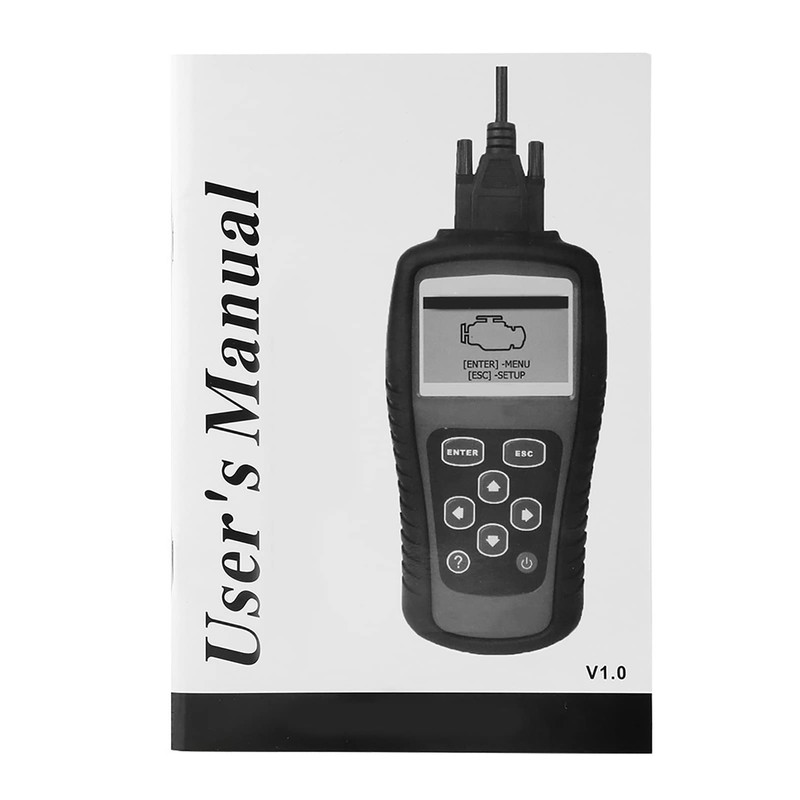 Suuonee Selbstdiagnosetester, KW808 OBD2 OBDII EOBD Auto-Codeleser-Diagnosescanner-Fehlercode-Scan-Tool