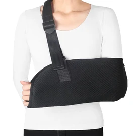 1 x Adjustable Arm Sling, Mesh Arm Sling, Sling with Foam Neck Pad, Arm Support Sling, Shoulder Support Aid, Suitable for Broken Wrists, Elbows, Shoulder Dislocations