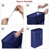 efluky Slim Laundry Basket, Narrow Laundry Hamper with Handles, Collapsible