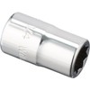 Williams M-808 1/4 Drive Shallow Socket, 8- Point, 1/4"