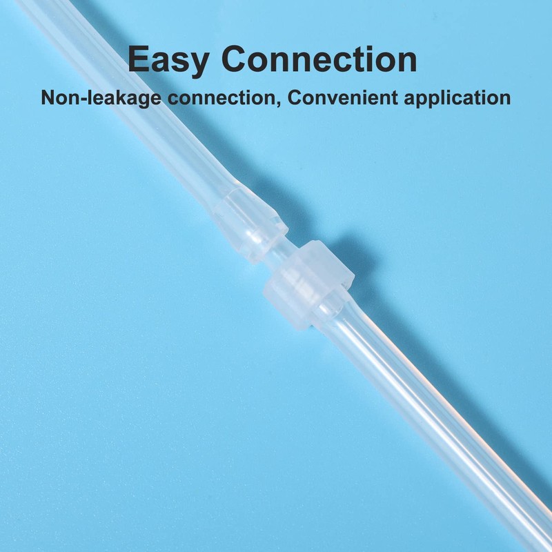 30pcs Syringe Adapter, Male Luer Lock 5/32 Inch Luer Lock