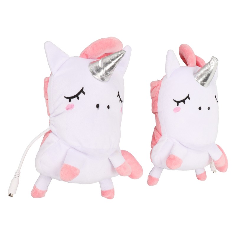 USB Hand Gloves Electric Cute Animal Shape Fingerless Cartoon USB
