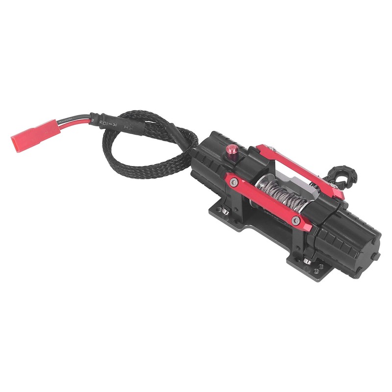 RC Winch Aluminum Alloy Electric Dual Motor Simulated Winch for