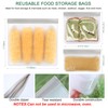 SPLF 12 Pack Dishwasher Safe Reusable Storage Bags(5 Reusable Sandwich