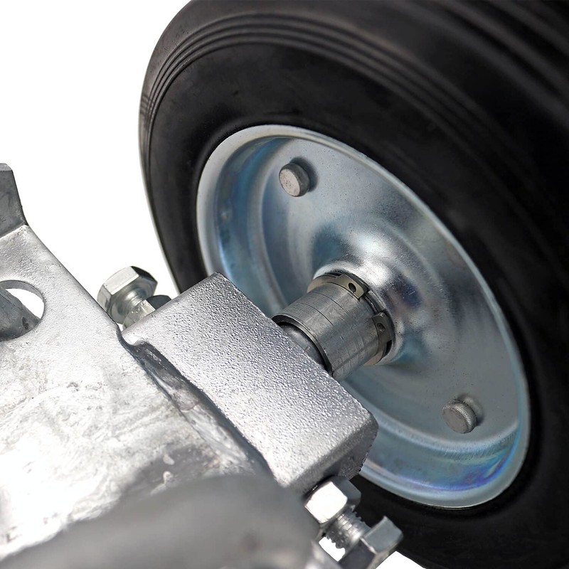 Rolling GATE 6" Wheel Carrier: for Chain Link Fence Rolling/Sliding