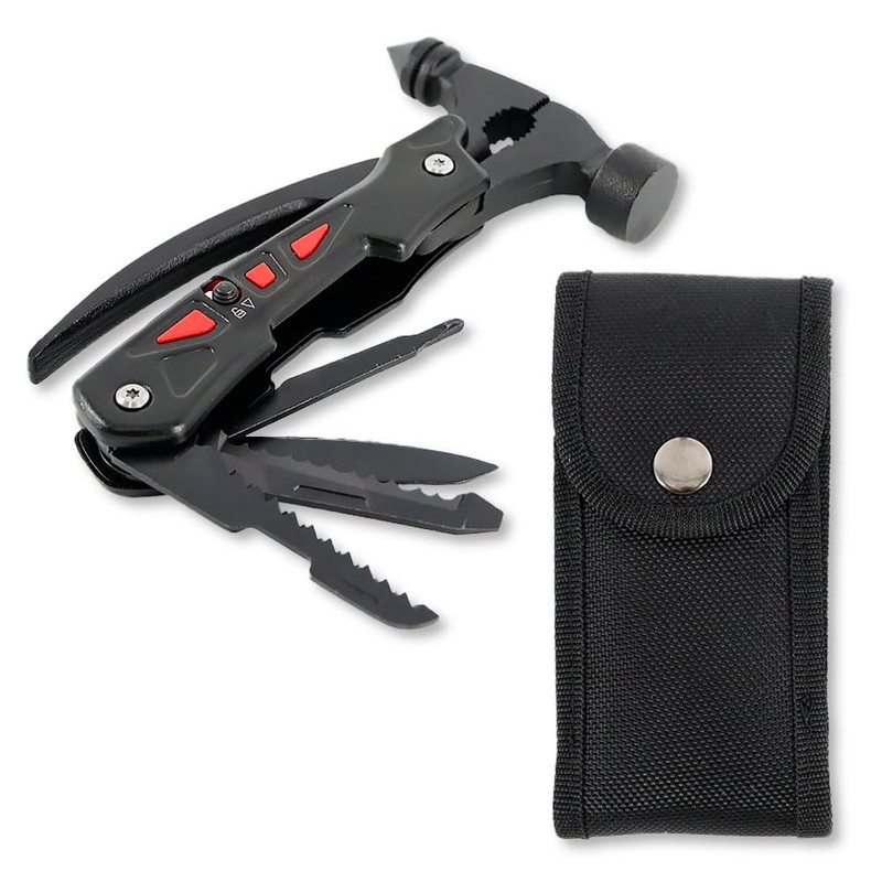 CM-TOP Multiherramienta Herramientas Multiuso De Acero Inoxidable Con Navaja Plegable