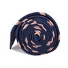 OTAA Navy Blue with Peach Stripes | Neckties for Men|Designed