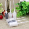 HeiHy Pack of 6 Plastic Pump Dispenser Transparent Travel Pump