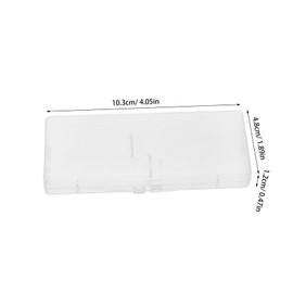 TOVINANNA 10pcs Portable Transparent Dental Brush Holder Box Plastic Interdental Brush Storage Case with Flip Lid for Travel and Daily Use Efficient Oral Care