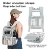 Cusangel Heavy Duty Clear Backpack Clear BookBag,Stadium backpack 16 x11