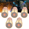 5Pcs 3/32in Gas Lens Collet Body Metal Welding Connector Replacement