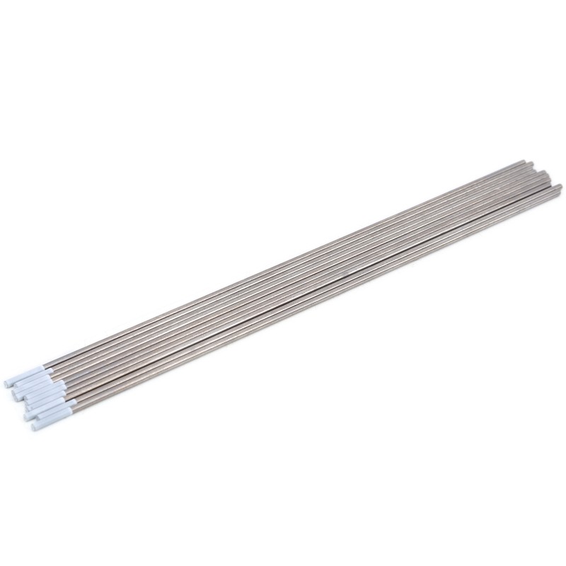 10pcs Tungsten Electrode Rod WZ8 Argon Arc White Tip Welding