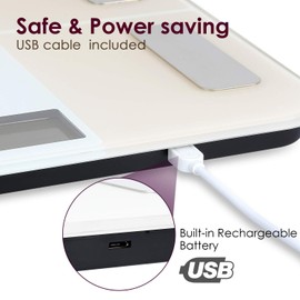 himaly USB Rechargeable Bathroom Scale for Body Weight, Digital Weight Scale Bluetooth for Accurate BMI Body Fat Scale Muscle Mass Composition Monitor with App, 400 lbs