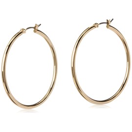 Nine West Women's Hoop Earrings Gold Tone