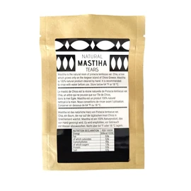 IconsGr Chios Mastiha Tears Gum Greek 100% Natural Mastic Packs From Mastic Growers (20gr Medium Tears)