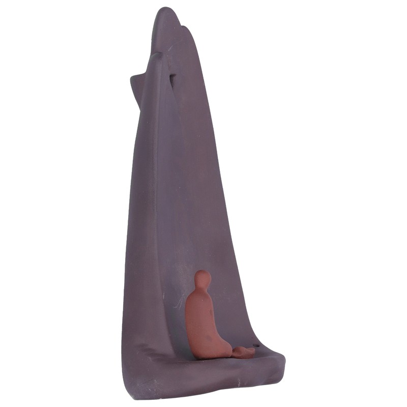 Ceramic Backflow Incense Burner Sandalwood Stick Aromatherapy Landscape Holder Decoration