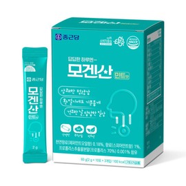 Chong Kun Dang, 1 box of 30 packets of 2g mint flavor from Mogen for a frustrating day (1 month supply), guaranteed arrival of propolis honey bellflower / 종근당 답답한 하루엔 모겐산 민트맛  2g 30포 1박스 (1개월분) 프로폴리스 꿀 도라지 도착보장