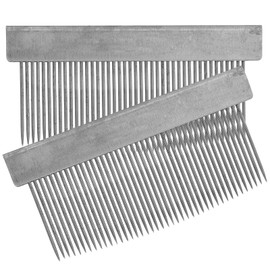 SUPVOX Cello Hair Accesories Metal Hair Comb 2pcs Violin Bow Hair Comb Horse Hair Combing Tool Violin Bow Combing Tools Hair Teasing Comb Hair Teasing Comb Cello Strings