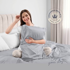 BELADOR Silky Soft Twin XL Sheet Set - Luxury Bed Sheets for Twin XL Size Bed, Secure-Fit Deep Pocket Sheets with Elastic, Breathable Hotel Sheets and Pillowcase Set, Wrinkle Free Oeko-Tex Sheets