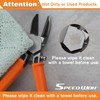 SPEEDWOX Wire Cutter 15 Angled Flush Cutters for Electronic Components