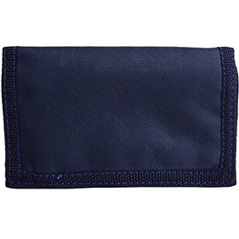 Mens / Gents / Kids Small Canvas Style Wallet / Money / Coin Holder / Pouch - Navy