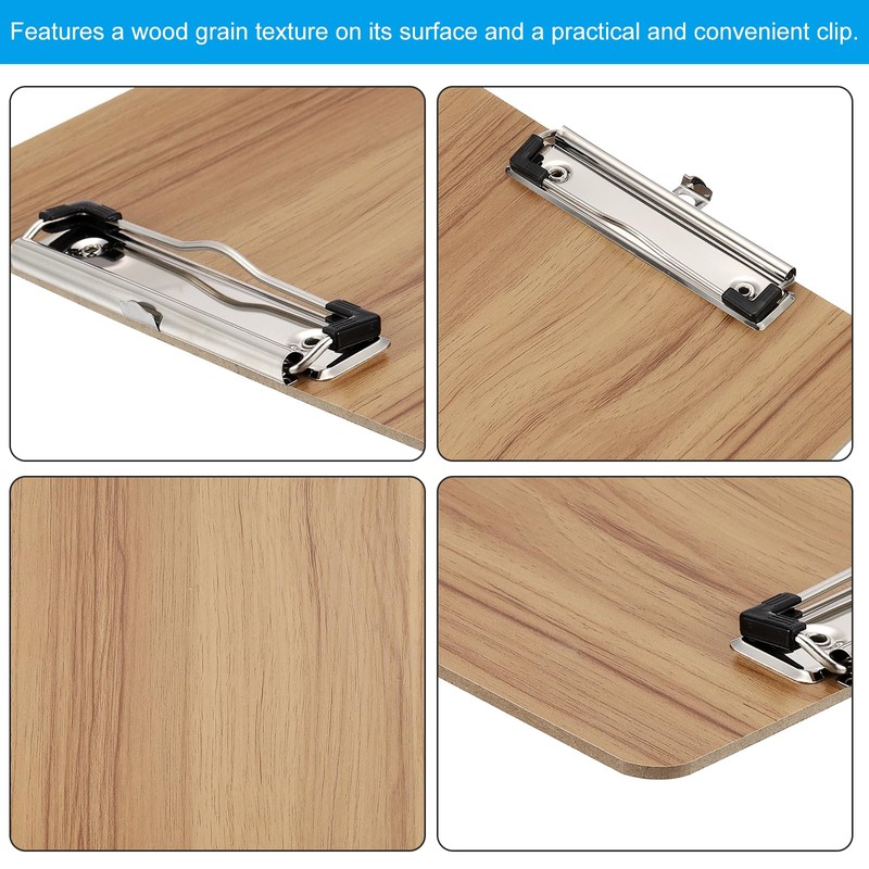 PATIKIL 8.9 x 6.3 inch Wooden Writing Board, A4 Letter