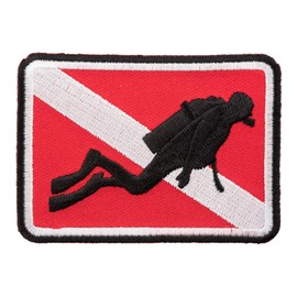 Scuba Flag & Diver Patch, Diver Down Flag Patches