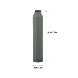 Mini Cenicero Portátil de Mano para Cigarrillos, Cenicero de Coche para Fumar en Interiores y Exteriores, Cenicero sin Hollín (Verde)