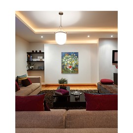 IPIC - Bouquet of Flowers in a Vase, Vincent Van Gogh Art Reproduction. Giclee Canvas Prints Wall Art for Home Decor 24#F(24X30)